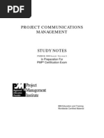 Pmi - Pmp Exam Preparation Study Guide - Project Communication Management