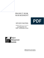 Pmi - PMP Exam Preparation Study Guide - Project Risk Management