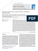 Comparative Marine Ecosystem Analysis Applications, Opportunities and Lessons Learned