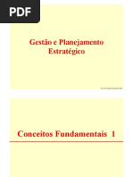 Gestão e Planejamento Estratégico - Prof. Dr. Geraldo Harb