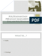 Poltranas Dan Peranan Mahasiswa Dalam Poltranas