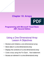 Chapter 10: Arrays: Programming With Microsoft Visual Basic