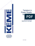 Tantalum in Power Supply Applications