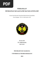 Perbedaan Karakteristik Metode Penelitian Kualitatif Dan Kuantitatif