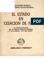 El Estado en Cesacion de Pagos - Alejandro Borda