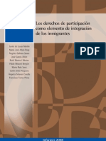 Los Derechos de Participacion Como Elemento de Integracion de Los Inmigrantes