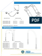 Abrazaderas dimensiones CFE2A100