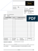 Transmittal Form Project Drawing Process Flow Diagram