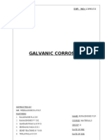 Galvanic Corrosion 