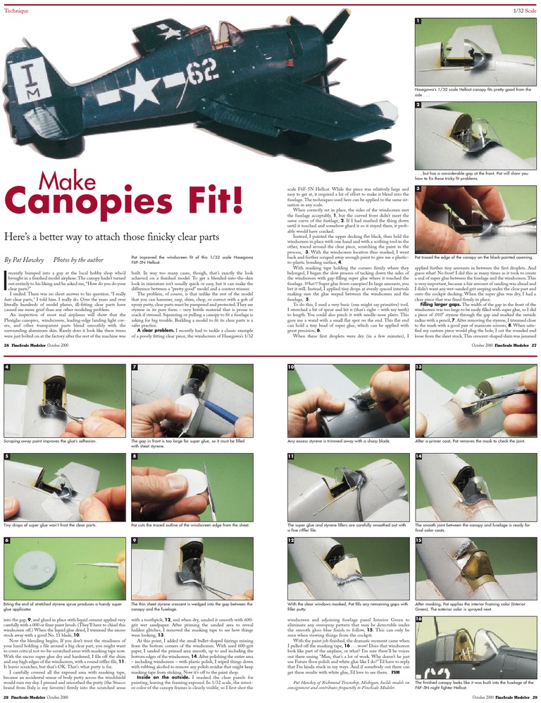 Fitting Clear Plastic Model Parts PDF Adhesive Paint