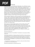 Download A SWOT Analysis of Pizza Hut by Eleonora Morici SN143434670 doc pdf