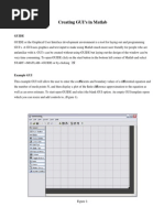 Creating GUI's in Matlab: Guide