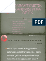 Karakteristik Transmisi Serat Optik-Fixed