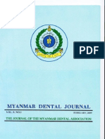 Myanmar Dental Journal 2009