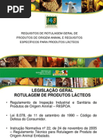 Rotulagem Origem Animal
