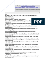 Download Formulasi Sabun Lidah Buaya by Dian Ayu Utami SN143482327 doc pdf