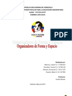 Análisis de relaciones espaciales y organizadores en arquitectura