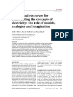 Conceptual Resources For Constructing The Concepts of Electricity: The Role of Models, Analogies and Imagination