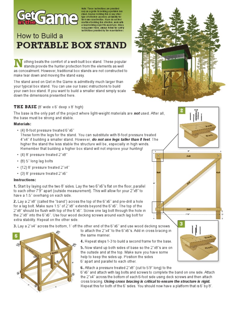 Portable Box Stand Guide | PDF | Art