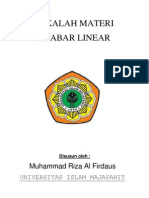 Materi Aljabar Linear