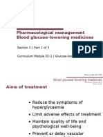 3 - 1 Blood Glucose-Lowering Medicines