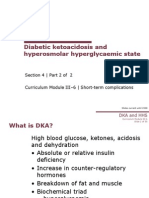 Diabetic Ketoacidosis and Hyperosmolar Hyperglycaemic State