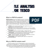 Pestle Analysis of Tesco (Pom)