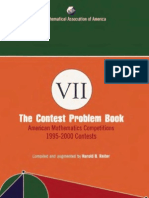 The Contest Problem Book VII American Mathematics Competitions 1995 2000