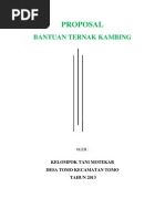 Proposal Ternak Kambing