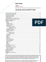 Referencing Guide- Harvard (APA 6th) Style