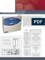 Npsx1, Npsx2, Npsx4, Npsx6 & Npsx8 Premier SX Fire Alarm Control Panel