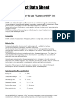 Product Data Sheet 410HF: Ready To Use Fluorescent MPI Ink