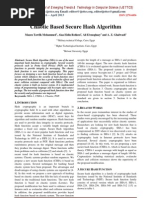 Chaotic Based Secure Hash Algorithm: International Journal of Emerging Trends & Technology in Computer Science (IJETTCS)