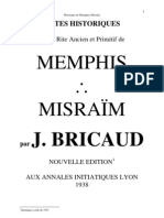 58216434 Notes Historiques Rite Ancien Primitif Memphis Misraim j Bricaud