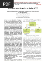 Migrating From Struts 1.x To Spring MVC