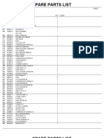 Spare Parts List: Model No. Hr2600