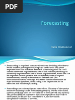 Forecasting