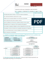 Examen de Ciencias Segundo Bloque