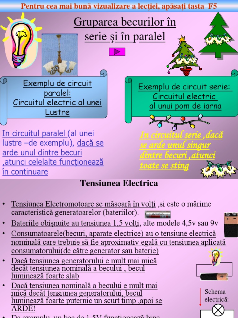 Circuite Electrice Grupareserie Si Paralel