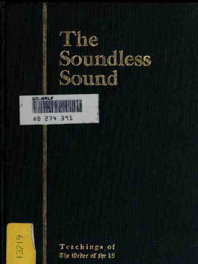 The Soundless Sound - Curtiss (1911) | PDF | Psychological Attitude ...