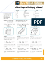 Vessel Emptying Time