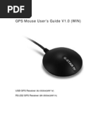 GPS Mouse User's Guide V1.0 (WIN) : USB GPS Receiver RS-232 GPS Receiver