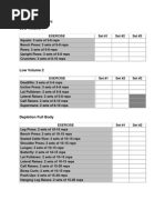 Low Volume 1: 3 Day Full Body Fat Cutting