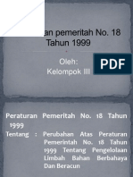 Amdal PP No.18 THN 1999