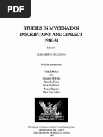 Smid 1980.81 | PDF | Mycenaean Greece | Bibliography