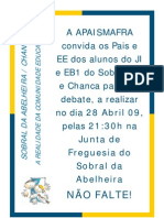 Cartaz Debate Sobral