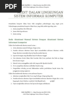 Download AUDITING Audit Dalam Lingkungan Sistem Informasi Komputer by Ayya Prasetya SN143593342 doc pdf