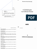 SANTOS, Boaventura de S - A globalização e as ciências sociais_Cap_1