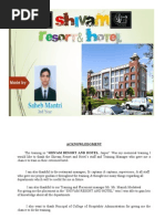 Download Industrial Hotel Training Report  by Saheb Mantri SN143601756 doc pdf