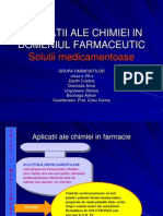 Aplicatii Ale Chimiei in Domeniul Farmaceutic